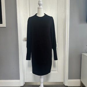 FRENCH CONNECTION BLACK JUMPER SWEATER DRESS SIZE SMALL NEW